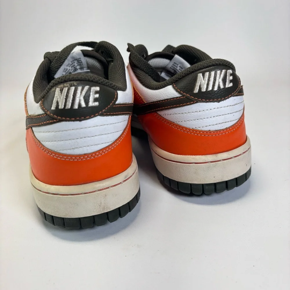 Nike SB Dunk Air White Orange Olive Mens Golf Shoes 484294-101‎ RARE